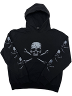 Black Skull Hoodie V2