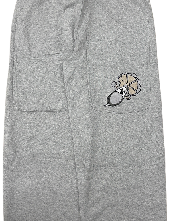 Grey GLOE Wide Leg Nuke Sweats