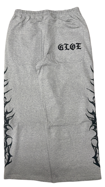 Grey GLOE Baggy Tribal Sweats V2