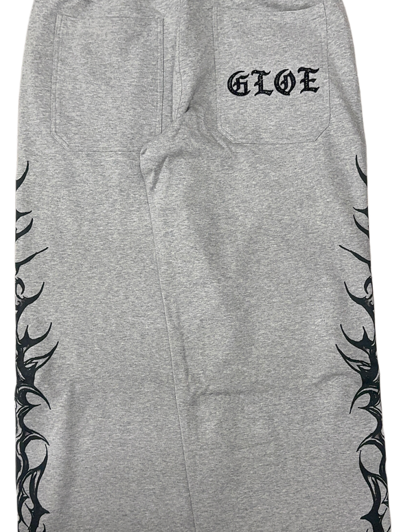 Grey GLOE Baggy Tribal Sweats V2