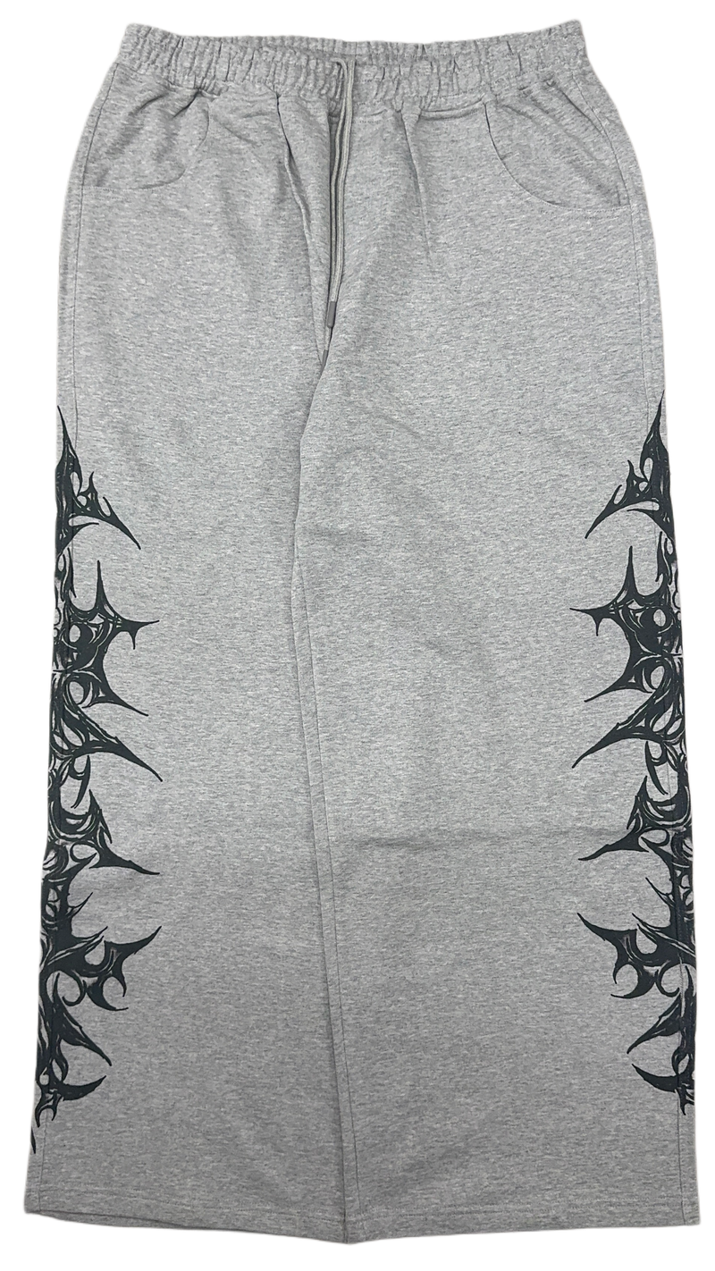 Grey GLOE Baggy Tribal Sweats V2