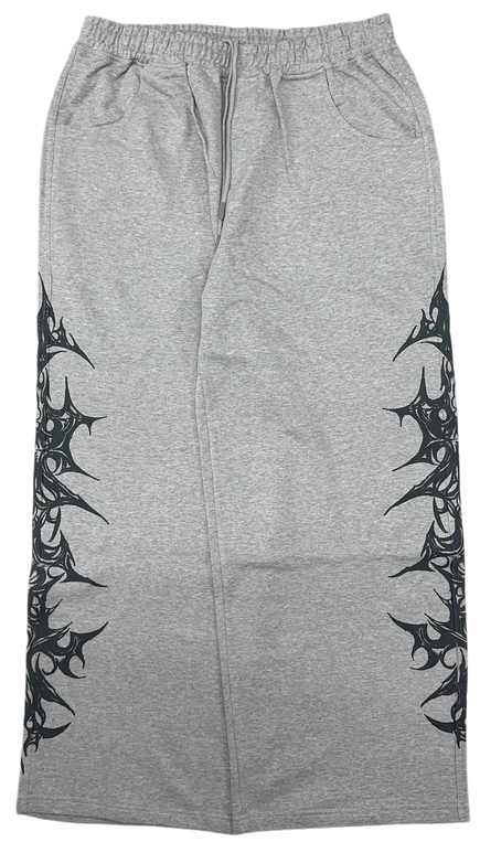 Grey GLOE Baggy Tribal Sweats V2