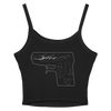 Black Cursive GLOE Crop Top