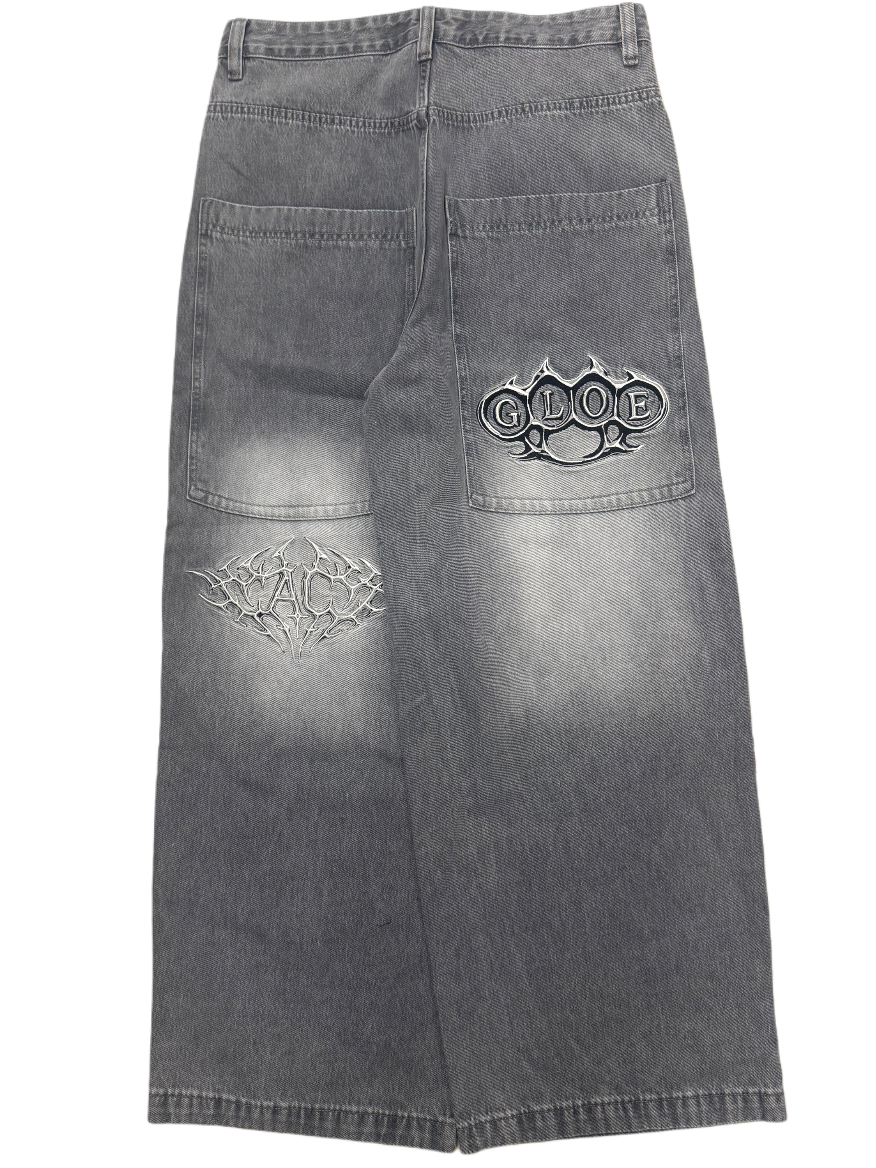 AC X GLOE GREY WIDE LEG JEANS V3