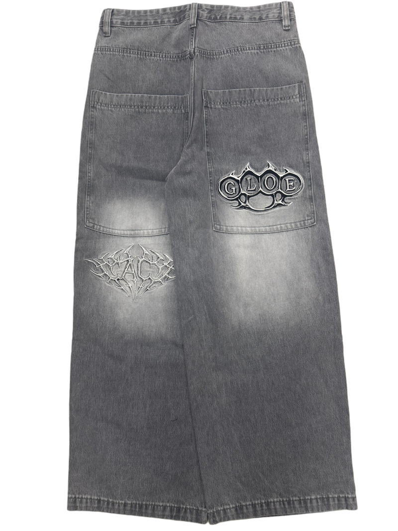 AC X GLOE GREY WIDE LEG JEANS V3