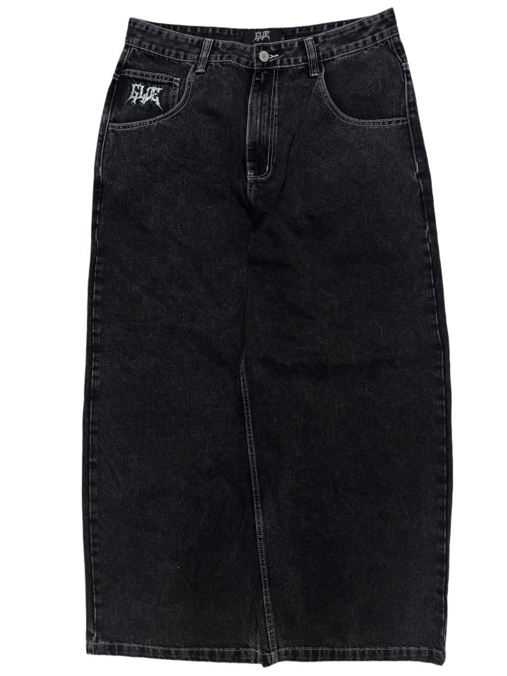 Black Wide Leg GLOE Tank Jeans