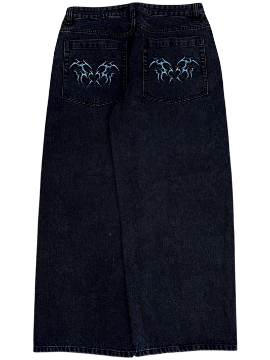 Black Tribal Heart GLOE Jeans