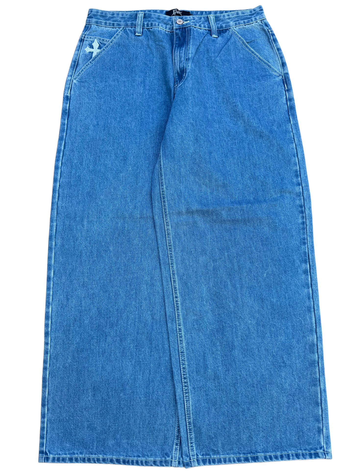 Blue Tribal Heart GLOE Jeans