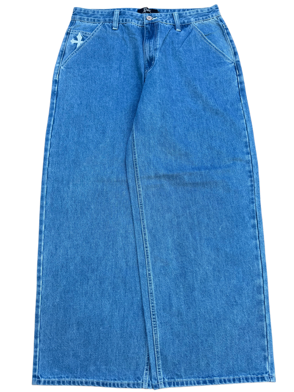 Blue Tribal Heart GLOE Jeans