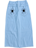 White Wideleg GLOE Spider Jeans