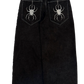 Black Wideleg GLOE Spider Jeans