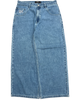 Blue Wide Leg GLOE Spell Out Jeans