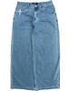 Blue Wide Leg GLOE Skull Jeans