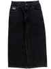 Black Wide Leg GLOE Spell Out Jeans