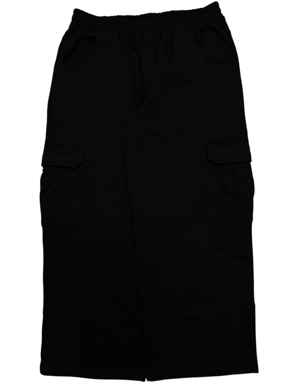 Black GLOE Baggy Cargo Sweats