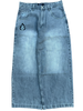 AC X GLOE GREY WASHED WIDE LEG JEANS V2