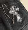 Stainless Steel GLOE Snake Cross Chain/Pendant